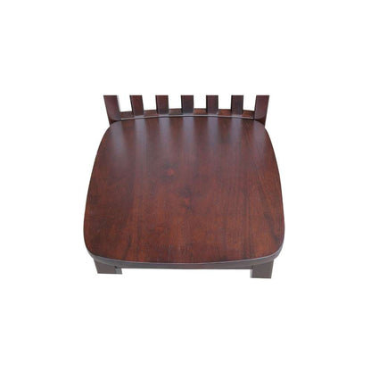 International Concepts - Mission Juvenile Chair in Rich Mocha Finish (Set of 2) - CC15-263P veiw 10