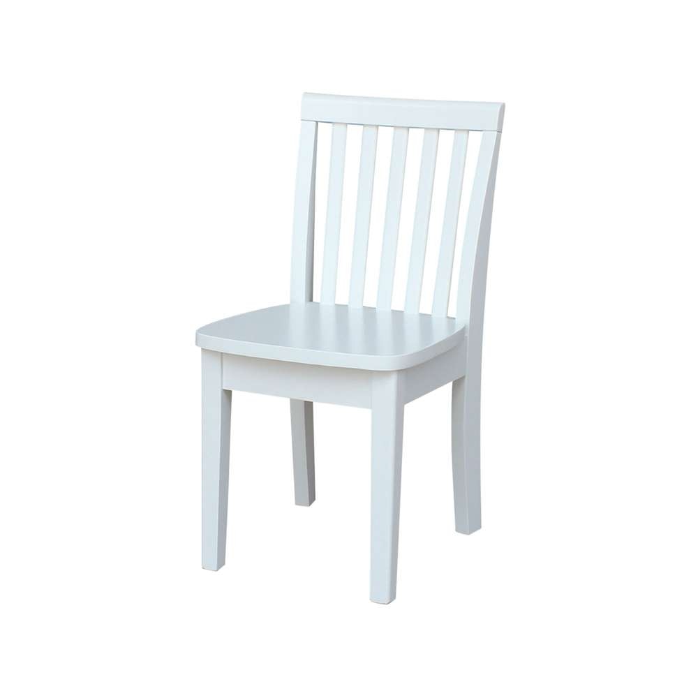 International Concepts - Mission Juvenile Chair in White Finish (Set of 2) - CC08-263P veiw 1