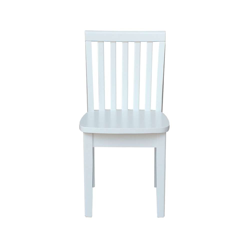 International Concepts - Mission Juvenile Chair in White Finish (Set of 2) - CC08-263P veiw 6