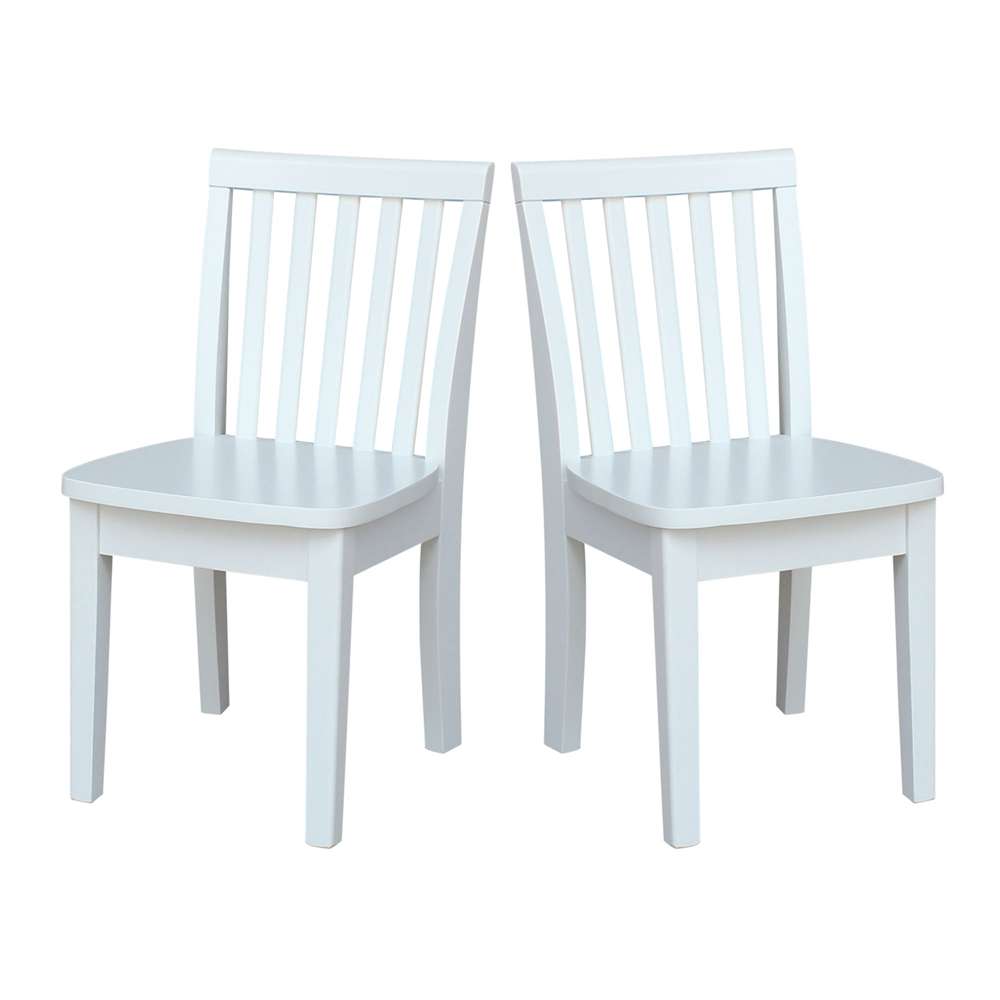 International Concepts - Mission Juvenile Chair in White Finish (Set of 2) - CC08-263P veiw 8