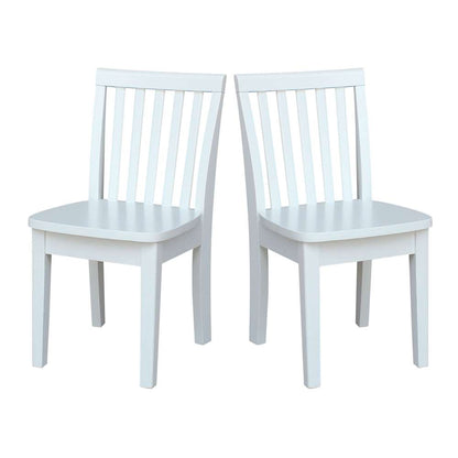 International Concepts - Mission Juvenile Chair in White Finish (Set of 2) - CC08-263P veiw 8