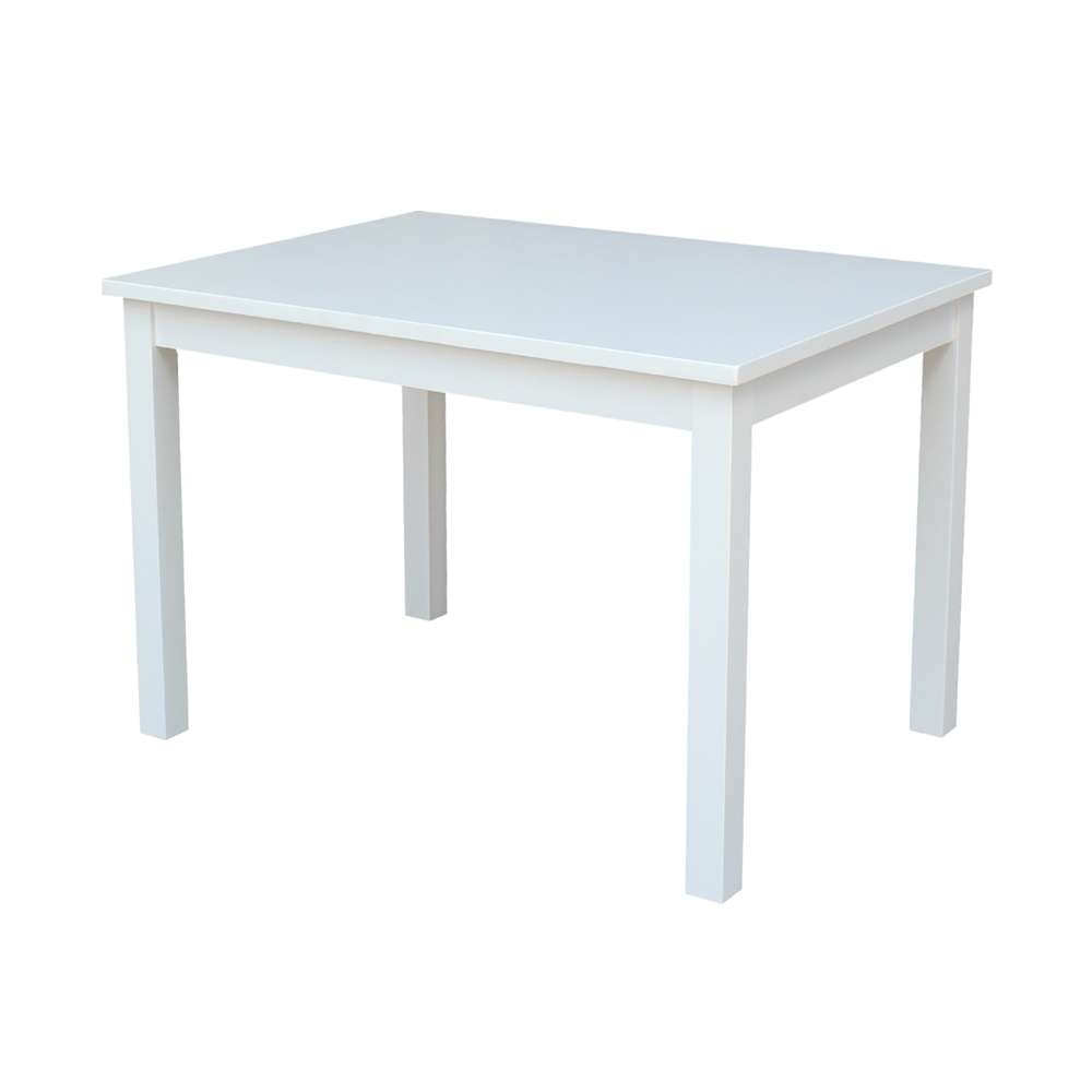 International Concepts - Mission Juvenile Table in White Finish - JT08-2532 veiw 1