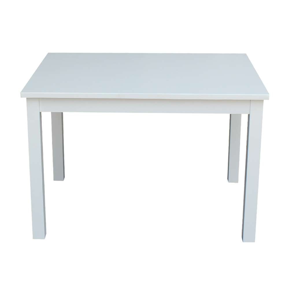 International Concepts - Mission Juvenile Table in White Finish - JT08-2532 veiw 2