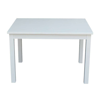 International Concepts - Mission Juvenile Table in White Finish - JT08-2532 veiw 2