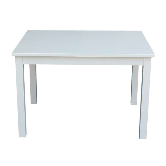 International Concepts - Mission Juvenile Table in White Finish - JT08-2532 veiw 2