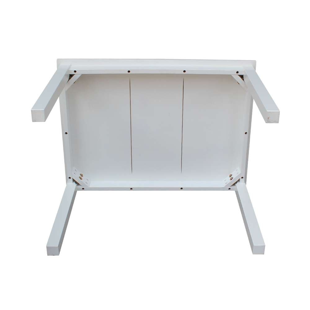 International Concepts - Mission Juvenile Table in White Finish - JT08-2532 veiw 4
