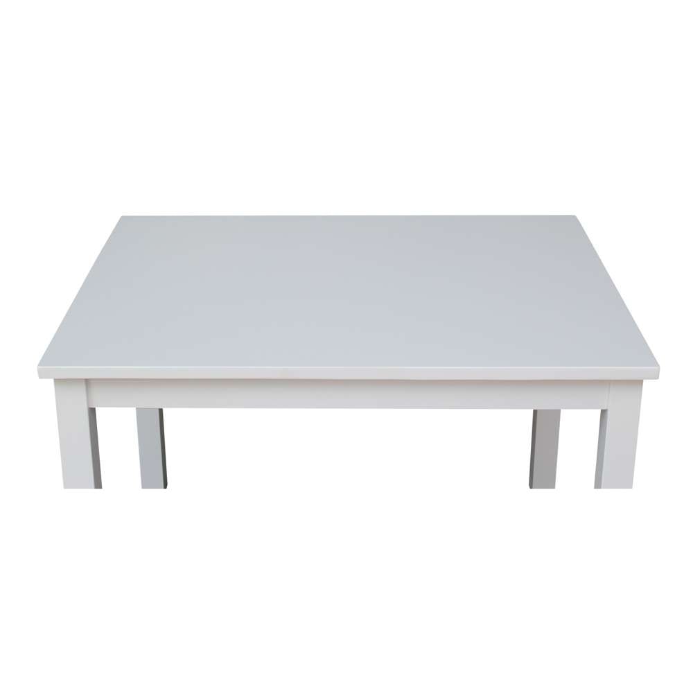 International Concepts - Mission Juvenile Table in White Finish - JT08-2532 veiw 5