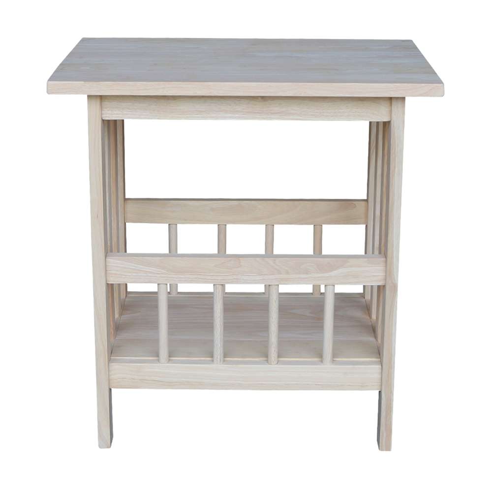 International Concepts - Mission Magazine End Table  - 9836 veiw 3