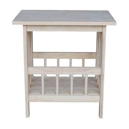 International Concepts - Mission Magazine End Table  - 9836 veiw 3
