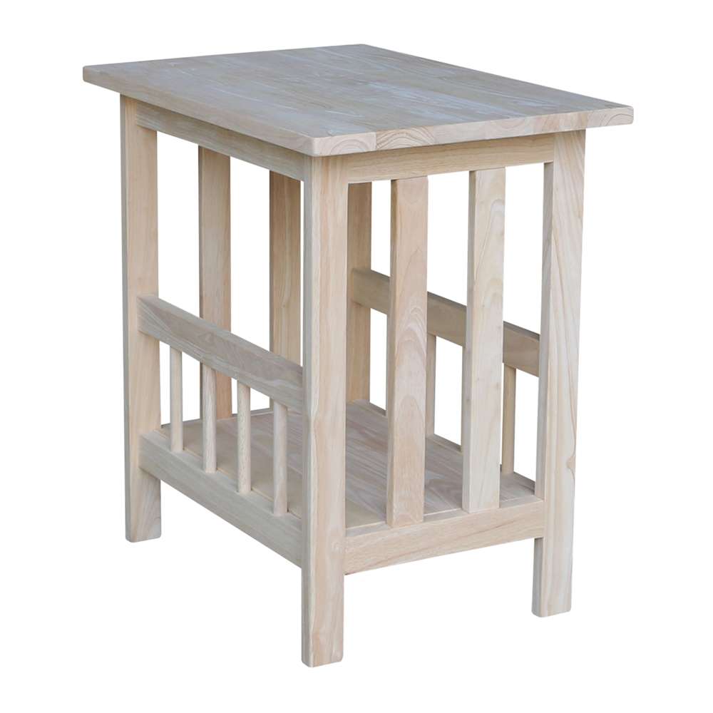 International Concepts - Mission Magazine End Table  - 9836 veiw 4