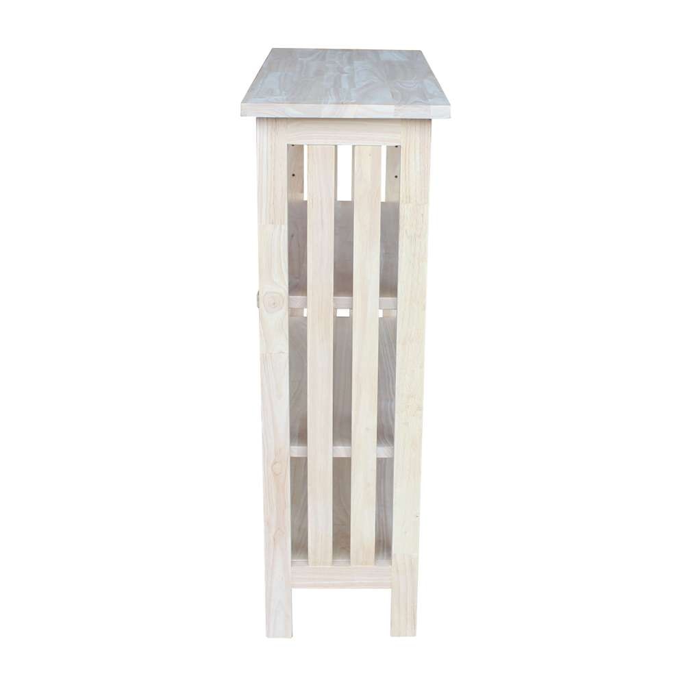 International Concepts - Mission Shelf Unit - 3 Tier - SH-3630M veiw 3