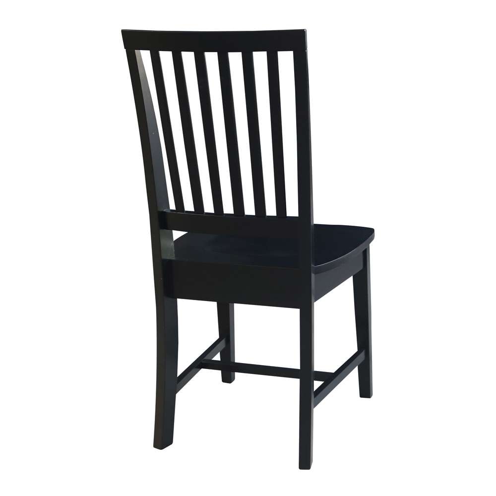 International Concepts - Mission Side Chair in Black Finish (Set of 2) - C46-265P veiw 2