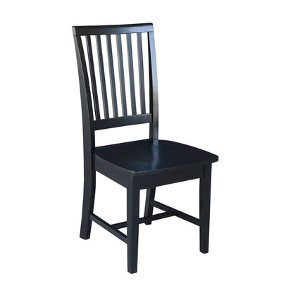 International Concepts - Mission Side Chair in Black Finish (Set of 2) - C46-265P veiw 4