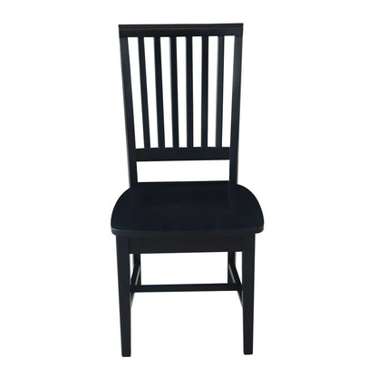 International Concepts - Mission Side Chair in Black Finish (Set of 2) - C46-265P veiw 6