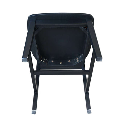International Concepts - Mission Side Chair in Black Finish (Set of 2) - C46-265P veiw 8