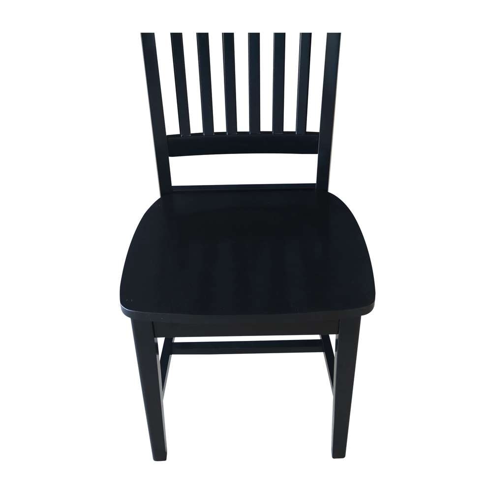 International Concepts - Mission Side Chair in Black Finish (Set of 2) - C46-265P veiw 9