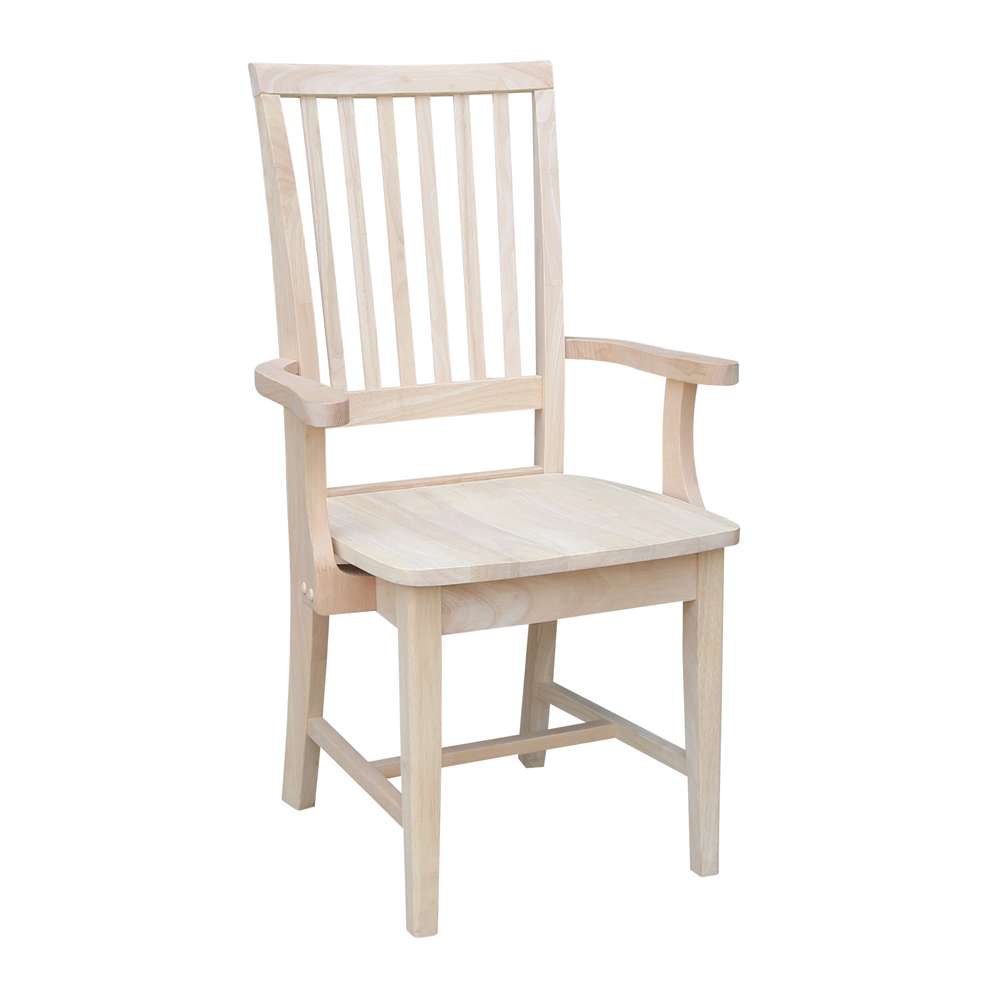 International Concepts - Mission Side Chair with Arms - 265A veiw 4