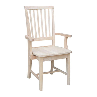 International Concepts - Mission Side Chair with Arms - 265A veiw 4