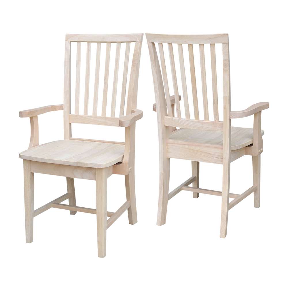 International Concepts - Mission Side Chair with Arms - 265A veiw 5