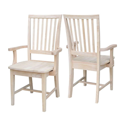 International Concepts - Mission Side Chair with Arms - 265A veiw 5