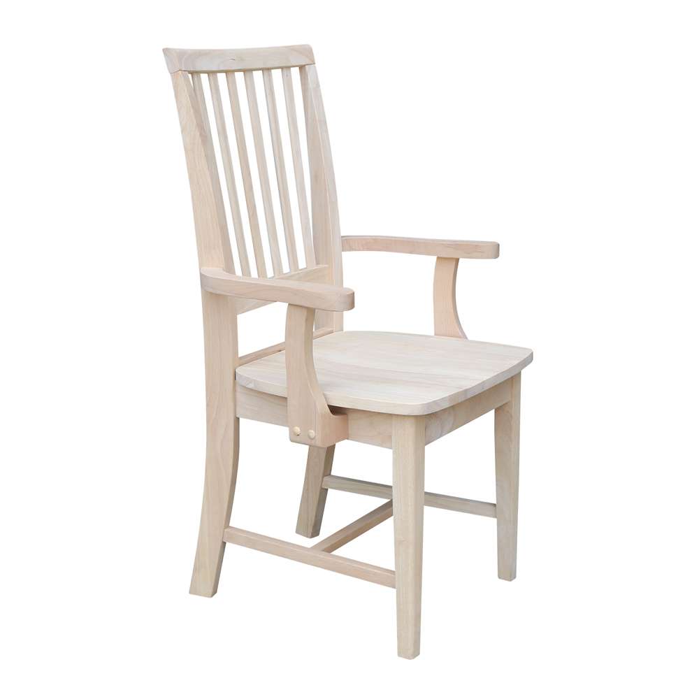 International Concepts - Mission Side Chair with Arms - 265A veiw 7