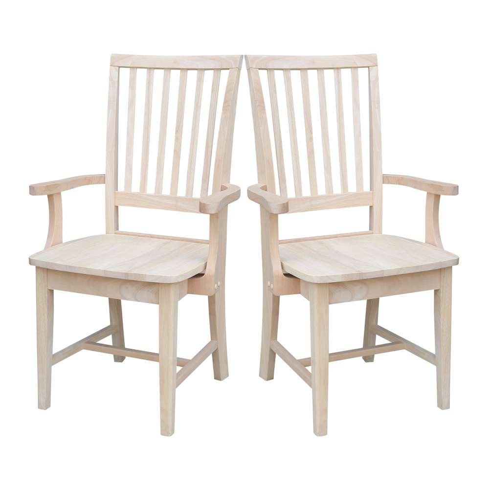 International Concepts - Mission Side Chair with Arms - 265A veiw 8