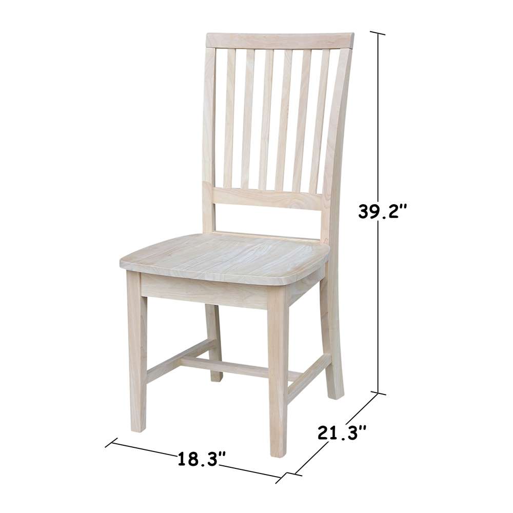 International Concepts - Mission Side Chair (Set of 2) - 265P veiw 3