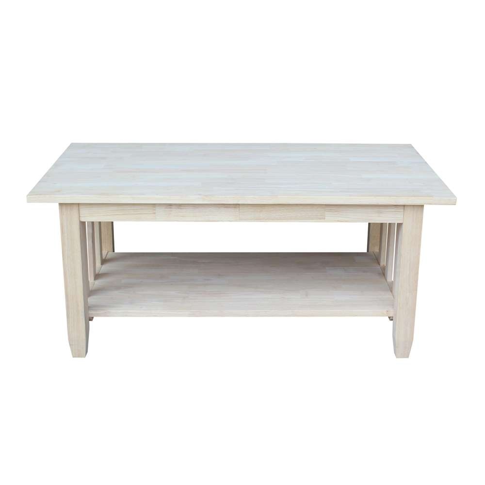 International Concepts - Mission Tall Coffee Table  - BJ6TC veiw 3