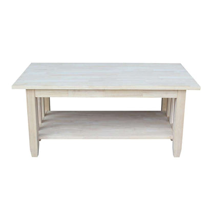 International Concepts - Mission Tall Coffee Table  - BJ6TC veiw 3