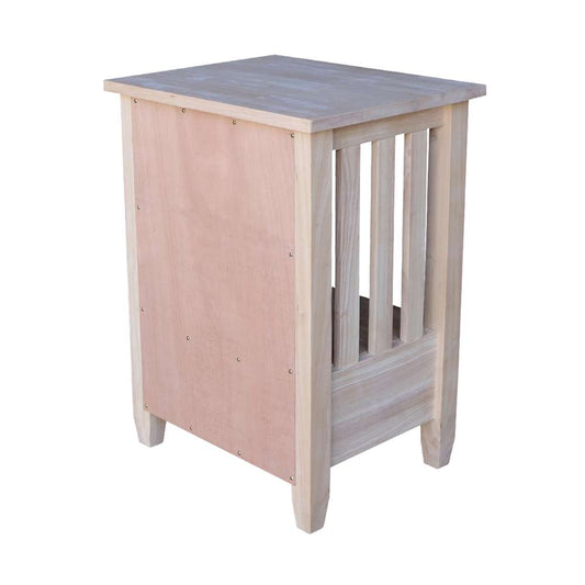 International Concepts - Mission Tall End Table with Drawer  - BJ6TD veiw 2