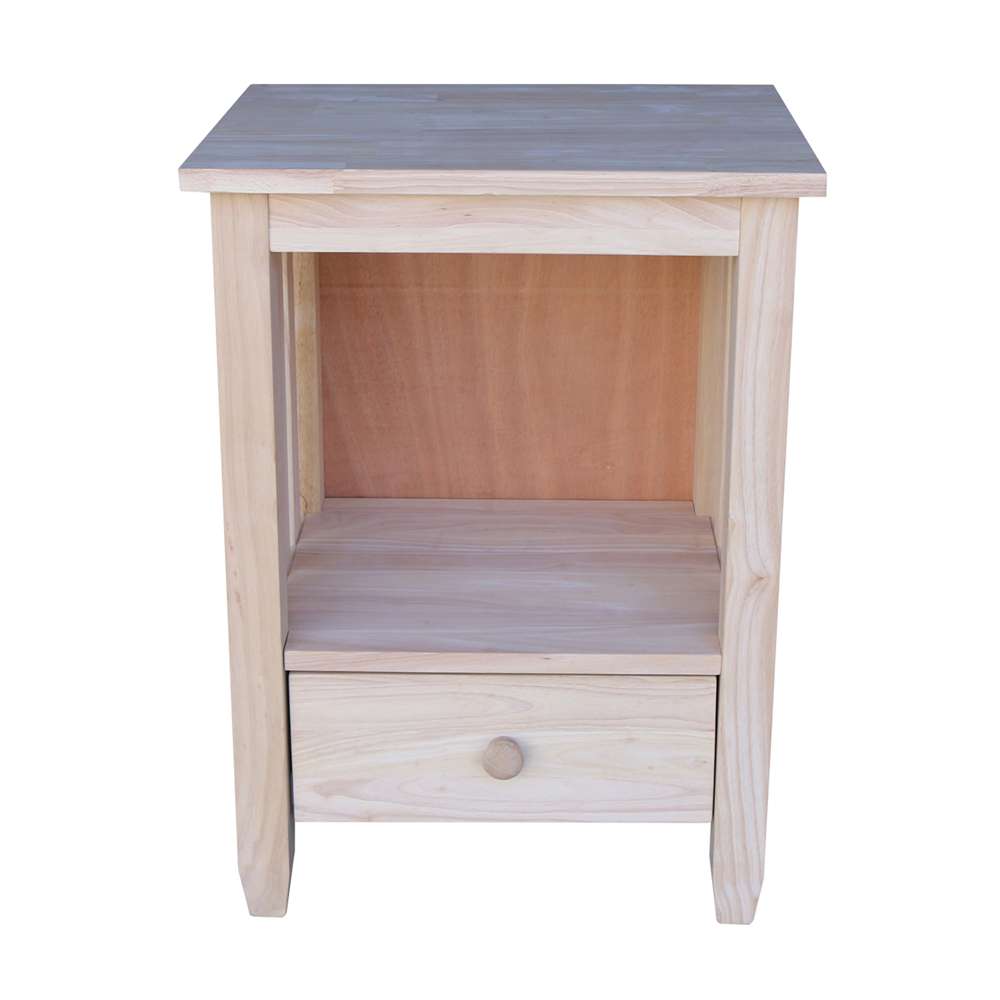 International Concepts - Mission Tall End Table with Drawer  - BJ6TD veiw 6