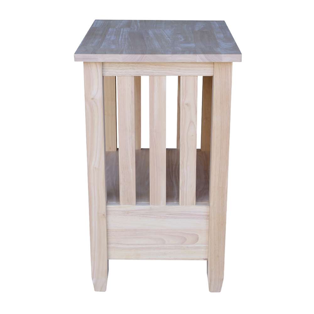 International Concepts - Mission Tall End Table with Drawer  - BJ6TD veiw 9