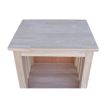 International Concepts - Mission Tall End Table with Drawer  - BJ6TD veiw 11