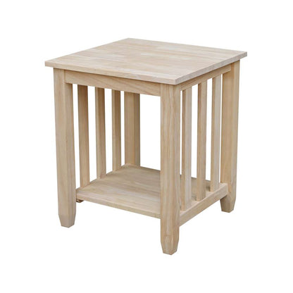 International Concepts - Mission Tall End Table  - BJ6TE veiw 1
