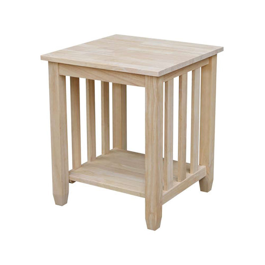 International Concepts - Mission Tall End Table  - BJ6TE veiw 1