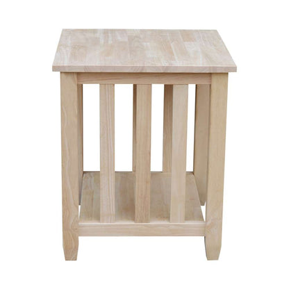 International Concepts - Mission Tall End Table  - BJ6TE veiw 4