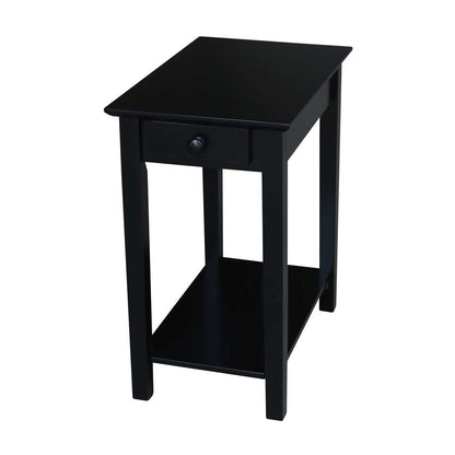 International Concepts - Narrow End Table in Black Finish - OT46-2214 veiw 1