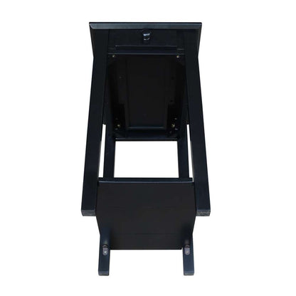 International Concepts - Narrow End Table in Black Finish - OT46-2214 veiw 4