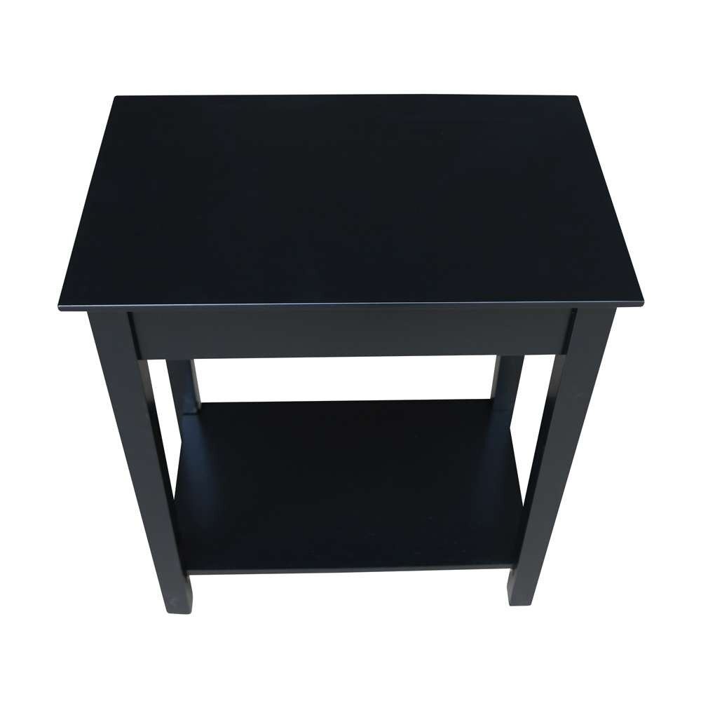 International Concepts - Narrow End Table in Black Finish - OT46-2214 veiw 5