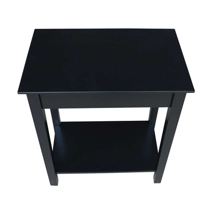 International Concepts - Narrow End Table in Black Finish - OT46-2214 veiw 5