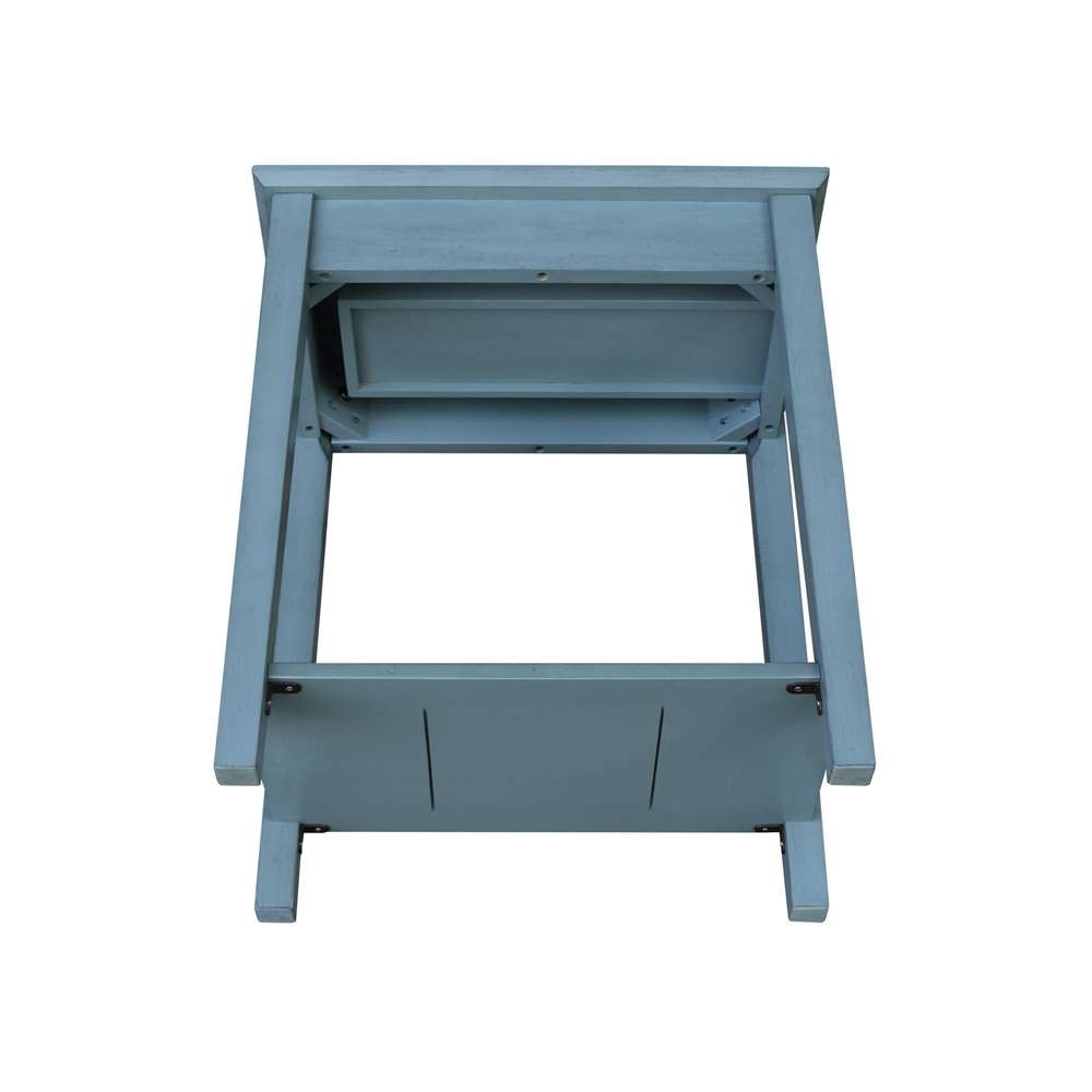 International Concepts - Narrow End Table in Ocean Blue - Antique Rubbed Finish - OT32-2214 veiw 7