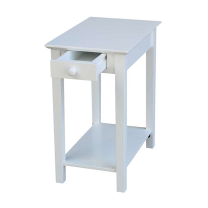 International Concepts - Narrow End Table in White Finish - OT08-2214 veiw 6