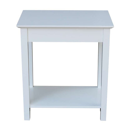 International Concepts - Narrow End Table in White Finish - OT08-2214 veiw 9