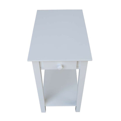 International Concepts - Narrow End Table in White Finish - OT08-2214 veiw 11