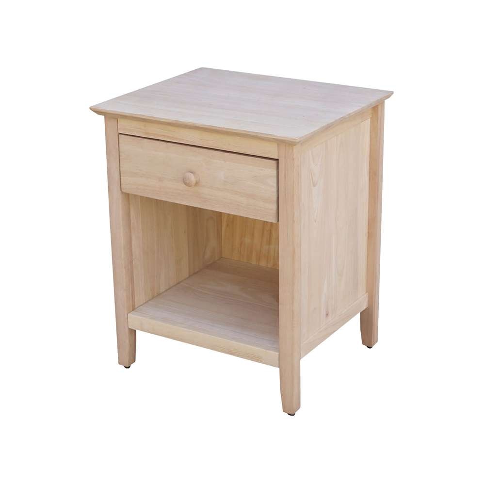 International Concepts - Nightstand with 1 Drawer - BD-8001 veiw 1