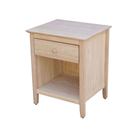 International Concepts - Nightstand with 1 Drawer - BD-8001 veiw 1