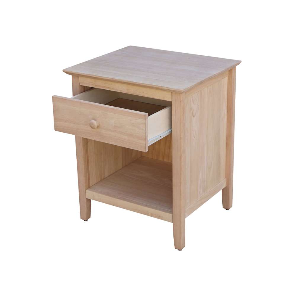International Concepts - Nightstand with 1 Drawer - BD-8001 veiw 6