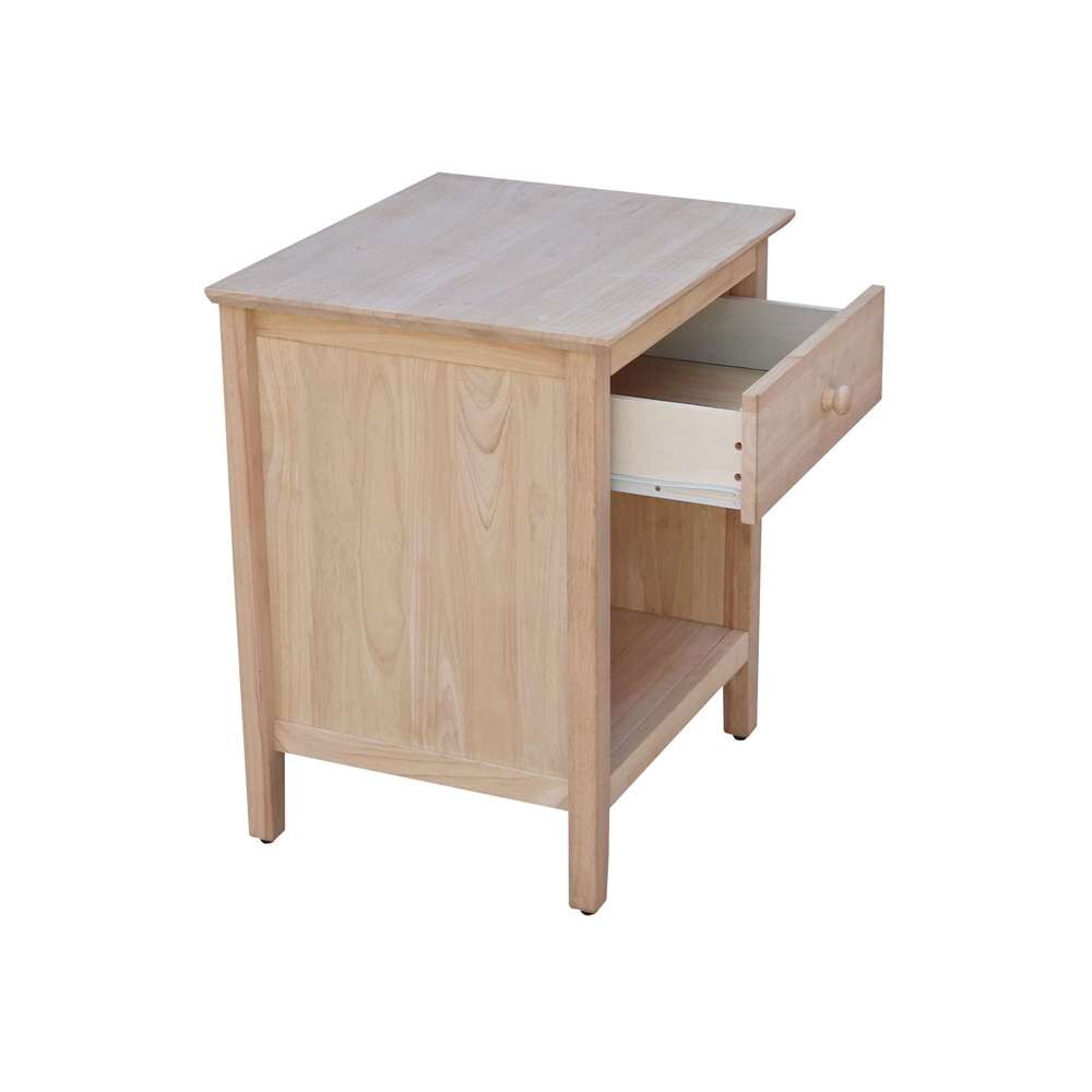 International Concepts - Nightstand with 1 Drawer - BD-8001 veiw 7