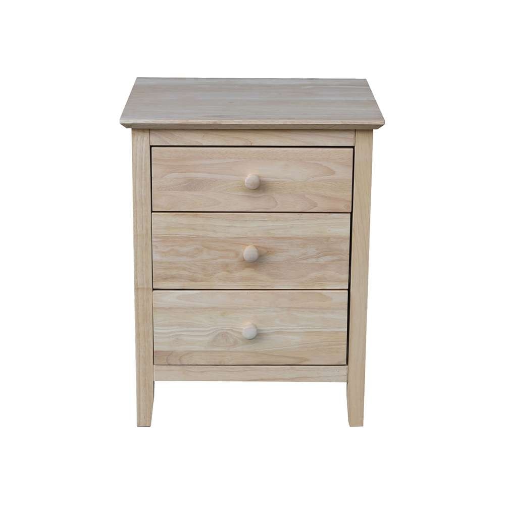 International Concepts - Nightstand with 3 Drawers - BD-8013 veiw 4