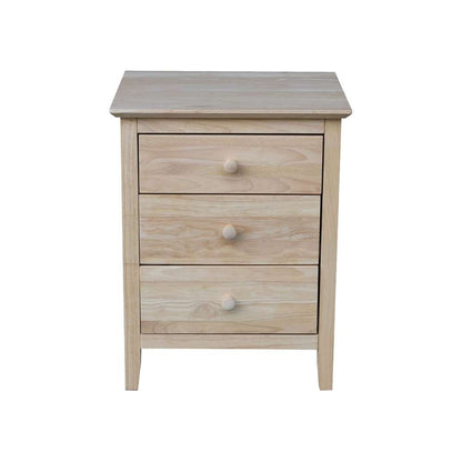 International Concepts - Nightstand with 3 Drawers - BD-8013 veiw 4